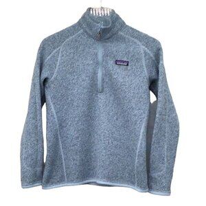 Patagonia Woman S Tublar Blue Better Sweater Long Sleeve